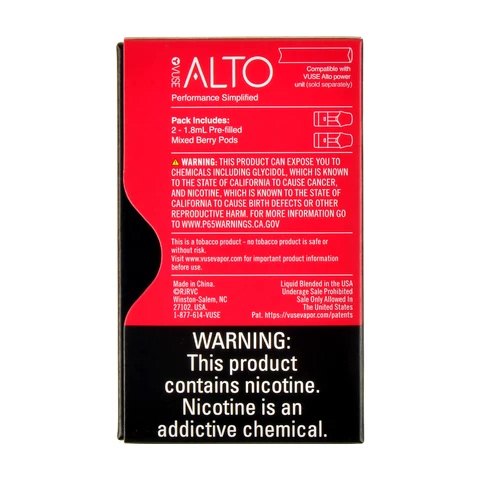 VUSE Alto Pods Mixed Berry - ZiiP Pods In Stock - Compatible Juul Low Price  Online  Ziip Stock