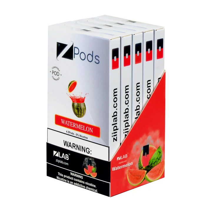 Ziip Watermelon 4 Pods ZiiP Pods In Stock Compatible Juul Low Price