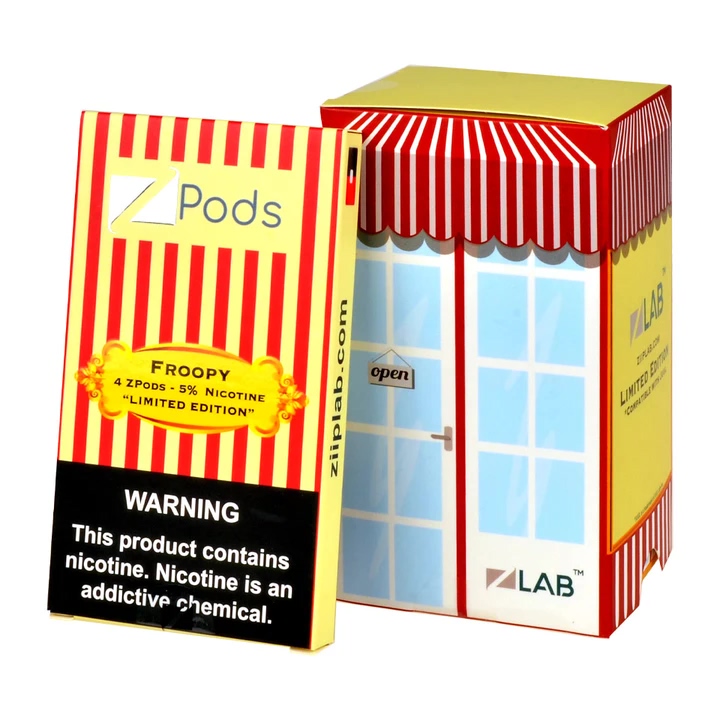 Ziip 2.0 Froopy 4 Pods ZiiP Pods In Stock Compatible Juul Low Price