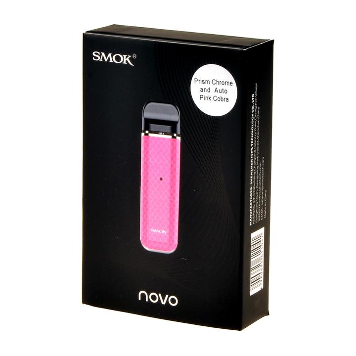 Smok Novo Starter Kit Prism Chrome and Auto Pink Cobra - ZiiP Pods In